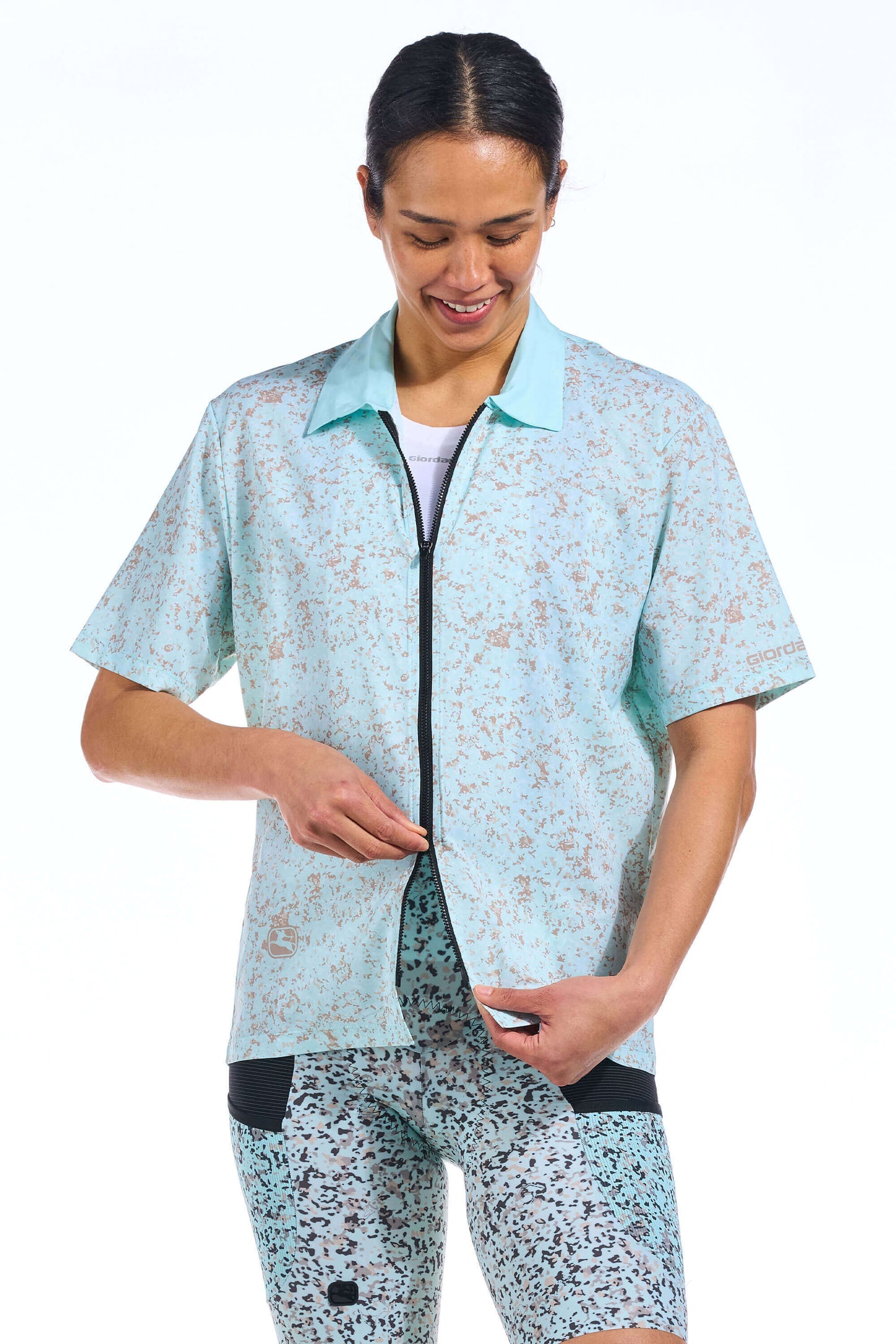 Beyond Gravel Short Sleeve Zip Shirt - Unisex JERSEYS JERSEYS + TANKS