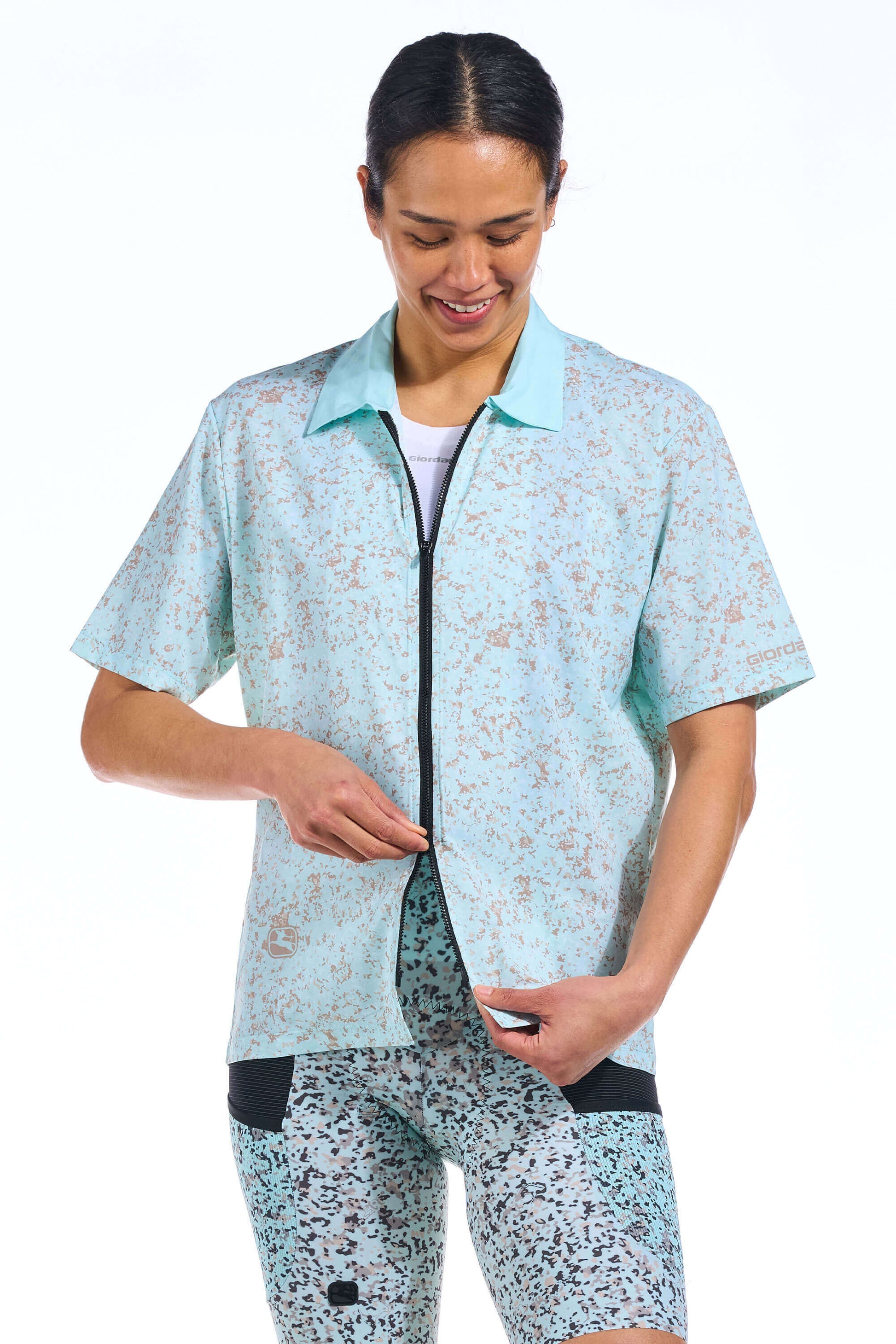 Beyond Gravel Short Sleeve Zip Shirt - Unisex JERSEYS JERSEYS + TANKS