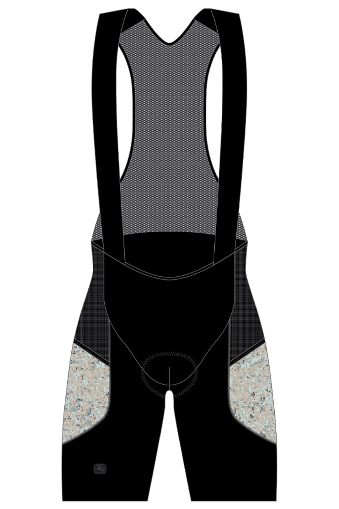 Men's Beyond Gravel Printed Pocket Cordura Cargo Bib Shorts BIB SHORT BIBS + SHORTS