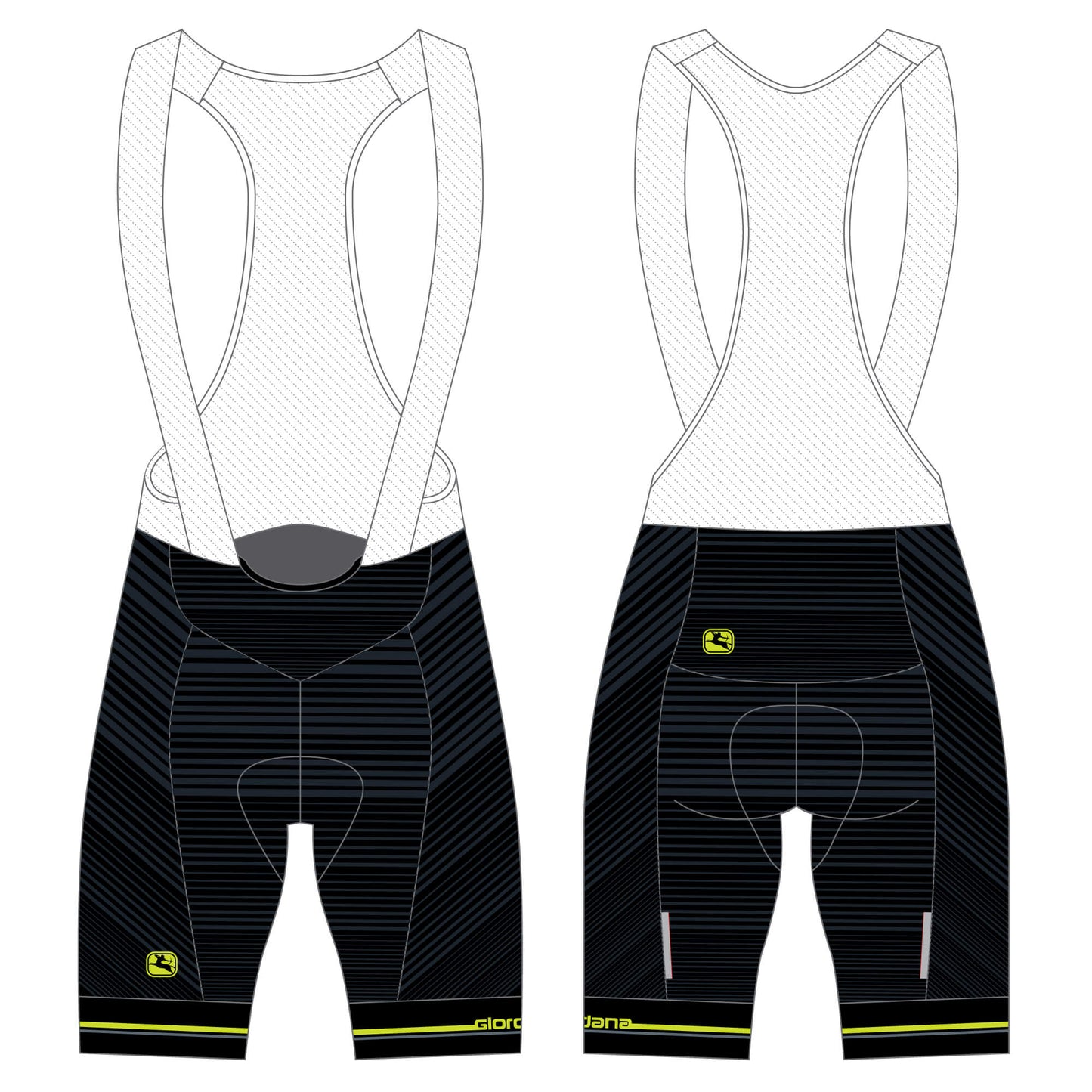 Men's Vero Pro Bib Shorts BIB SHORT BIBS + SHORTS PRINTED 100% XXS