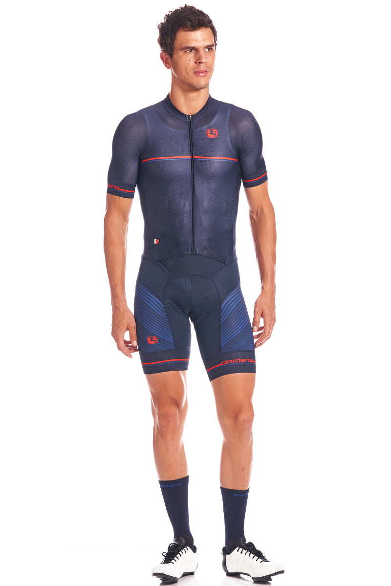 Men's FR-C Pro Short Sleeve Doppio Suit SPEEDSUIT SUITS 3cm Shorter Leg Length XXS