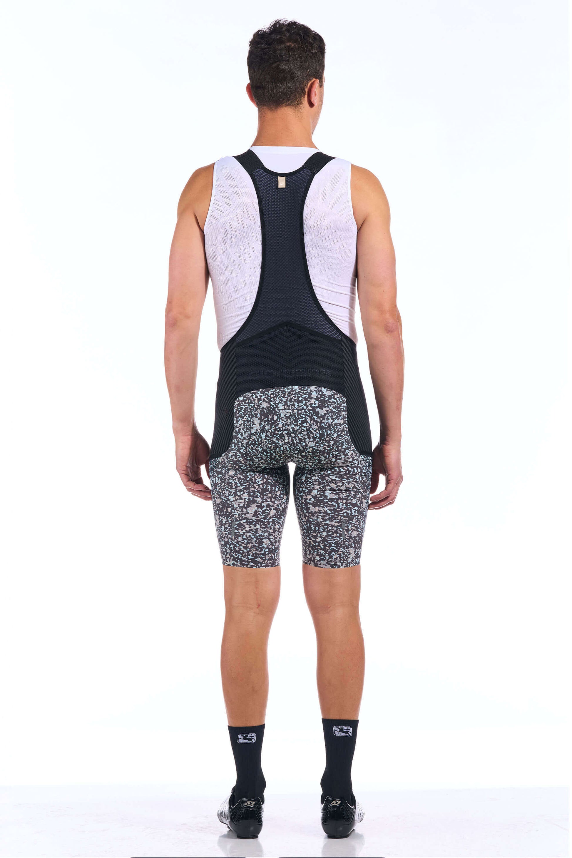 Men's Beyond Gravel Full Printed Cordura Cargo Bib Shorts BIB SHORT BIBS + SHORTS