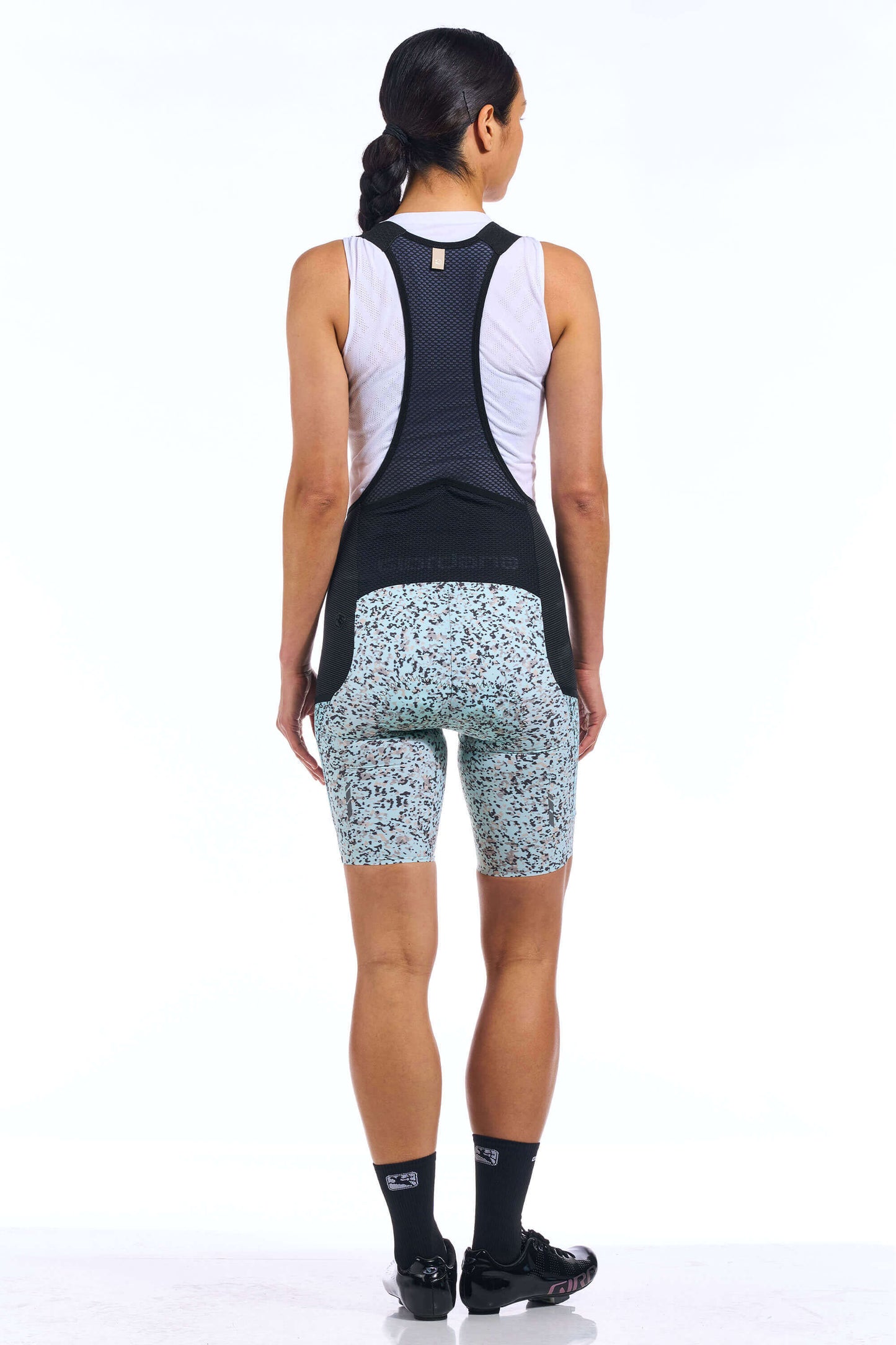 Women's Beyond Gravel Full Printed Cordura Cargo Bib Shorts BIB SHORT BIBS + SHORTS