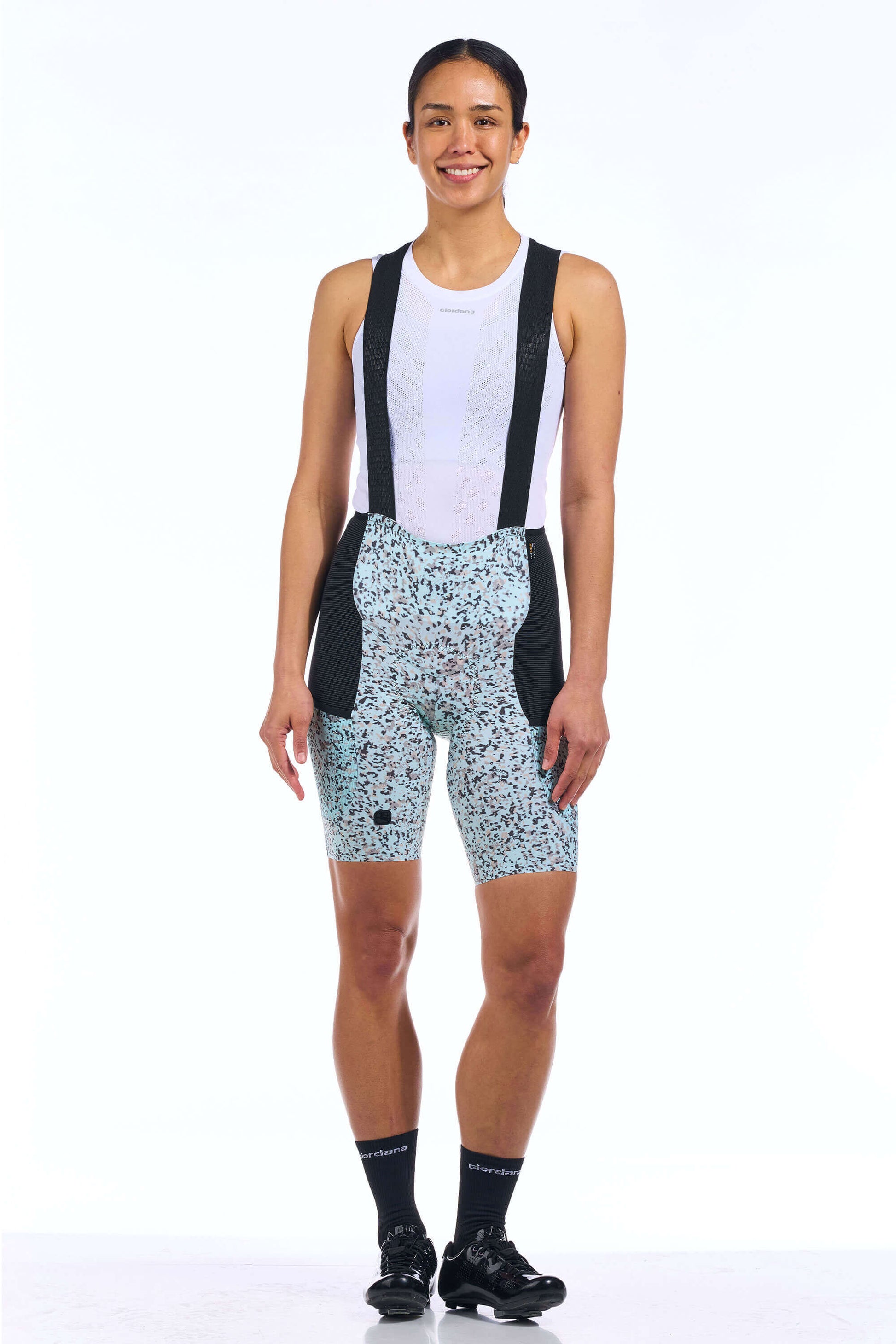 Women's Beyond Gravel Full Printed Cordura Cargo Bib Shorts BIB SHORT BIBS + SHORTS