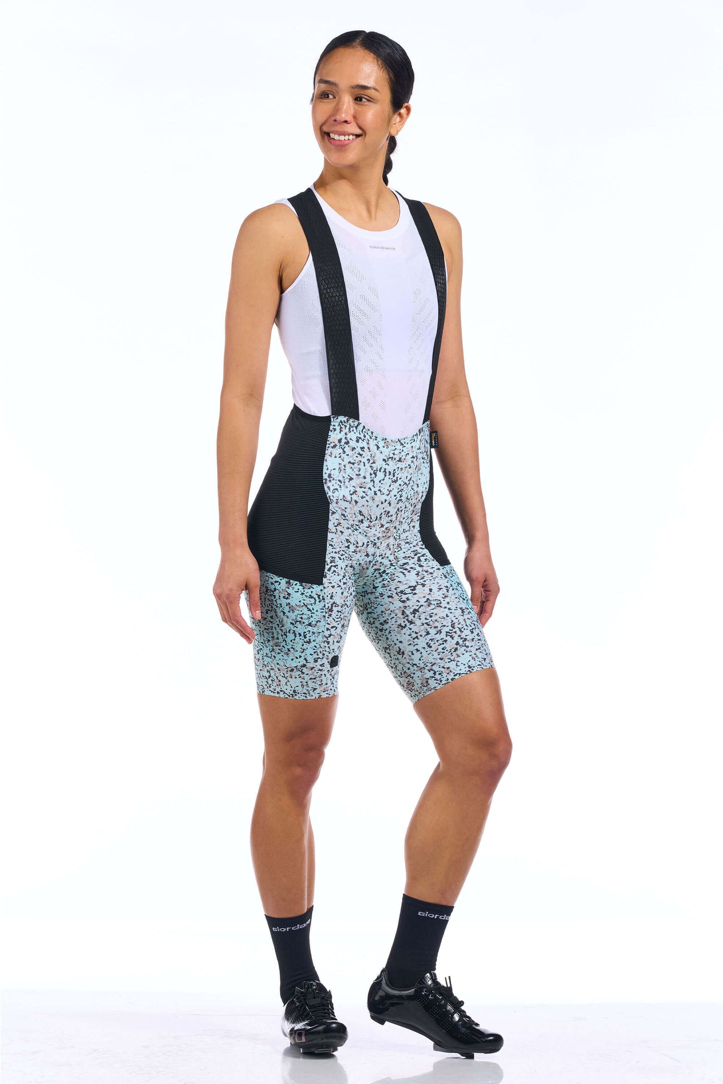 Women's Beyond Gravel Full Printed Cordura Cargo Bib Shorts BIB SHORT BIBS + SHORTS