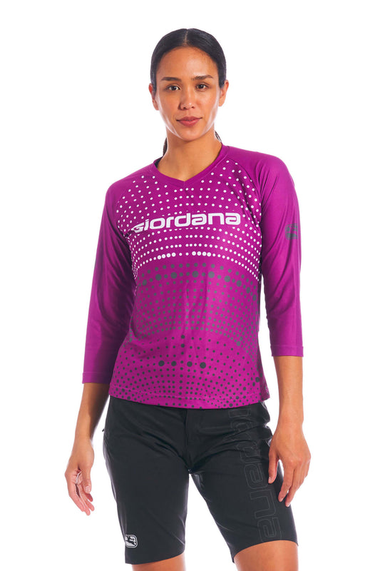 Women's MTB 3/4 Sleeve Jersey JERSEYS JERSEYS + TANKS XXS