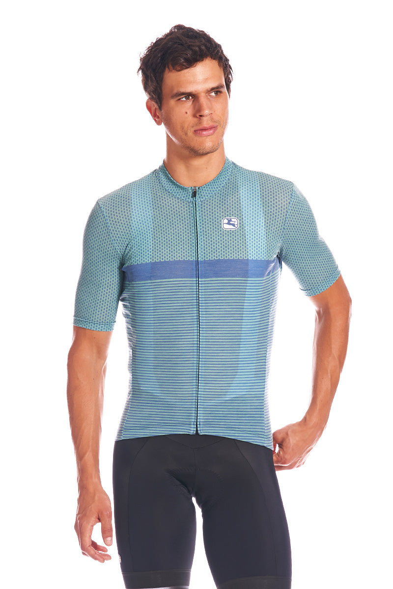 Wool Short Sleeve Jersey - Full Zipper - Giordana Custom